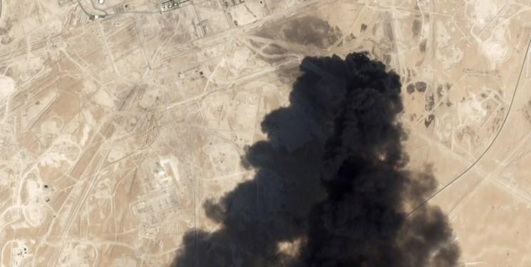 عکس، 19 نقطه از پالایشگاه های سعودی در حملات پهپادی یمن آسیب دیده است