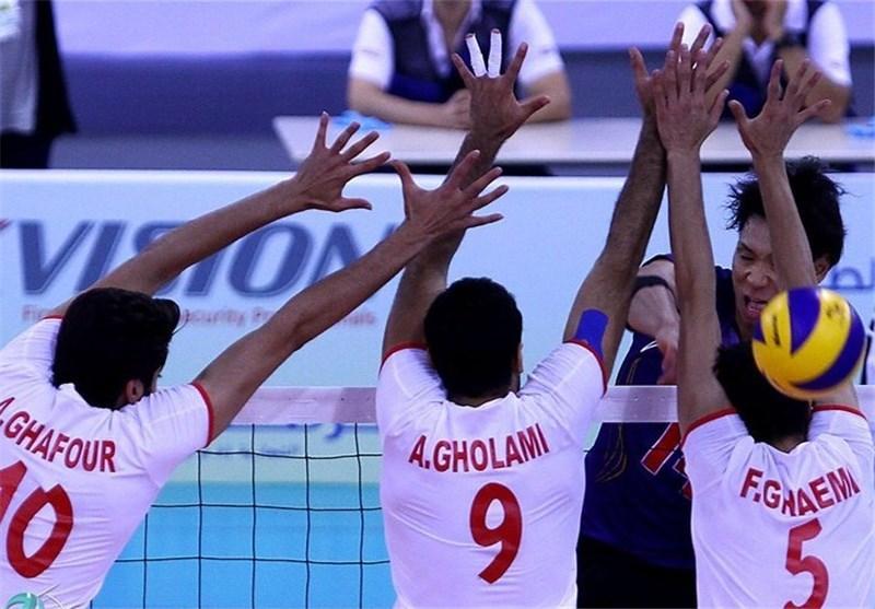 حریفان ایران در جام کنفدراسیون والیبال آسیا معین شد