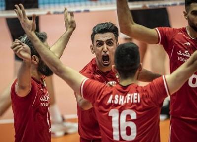 ایران صدرنشین لیگ ملت های والیبال باقی ماند