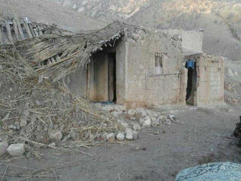 خبرنگاران باران 10 خانه روستایی را در ایذه تخریب کرد