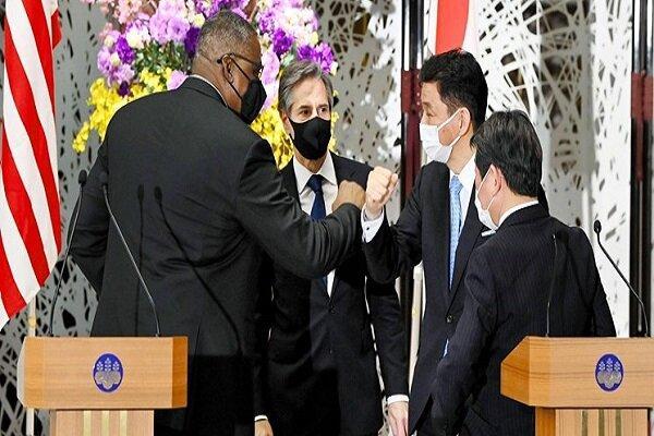 توافق آمریکا و ژاپن درباره همکاری علیه چین