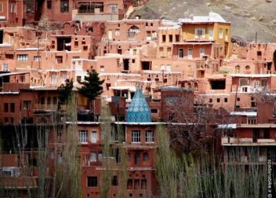 اینجا سرخ ترین روستای ایران است ، جاهای دیدنی ابیانه همراه با تصاویر